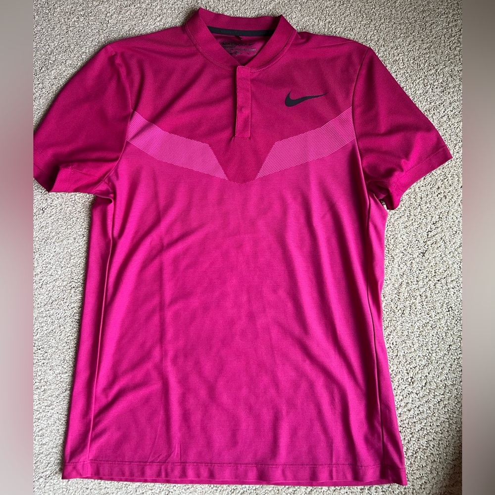 Nike Golf Modern Fit Pink Polo